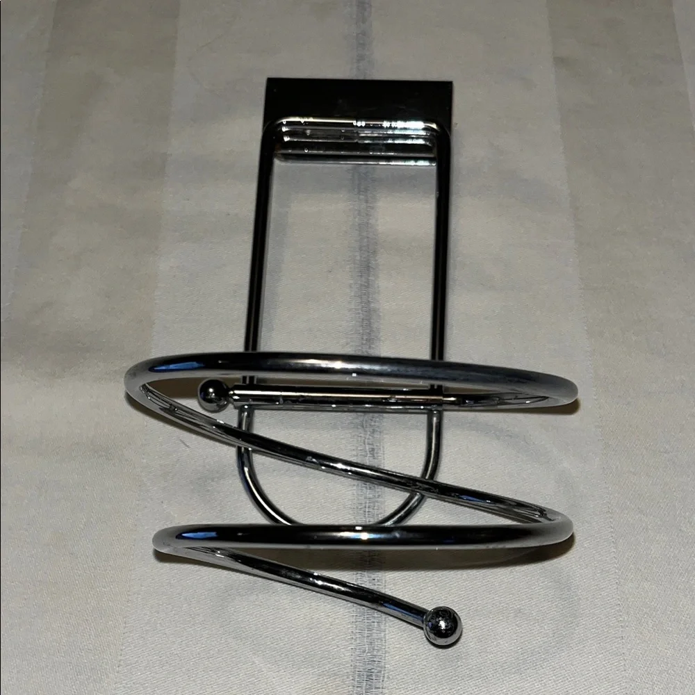 Hair Dryer Spiral Holder Over-Cabinet